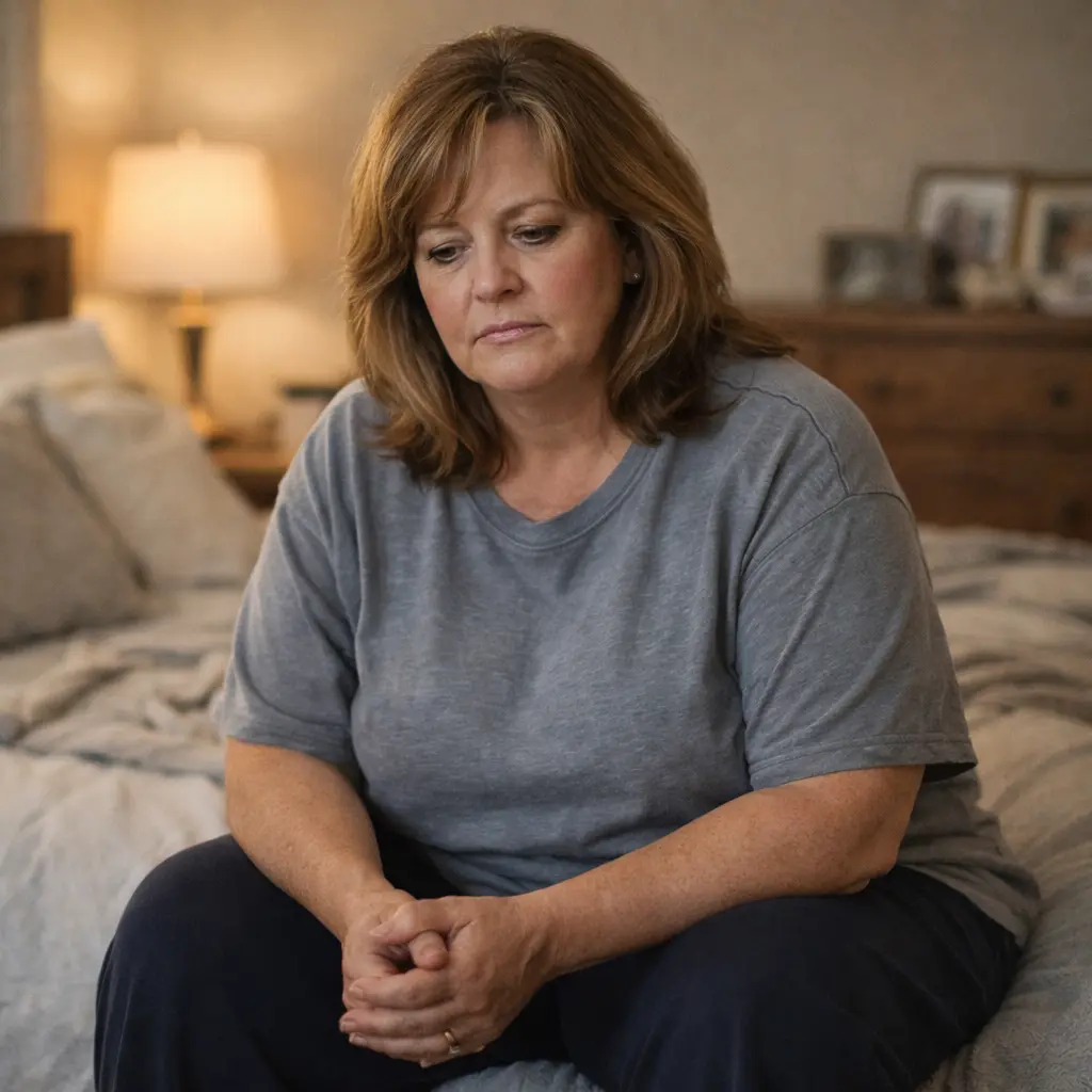 Woman sitting (before)